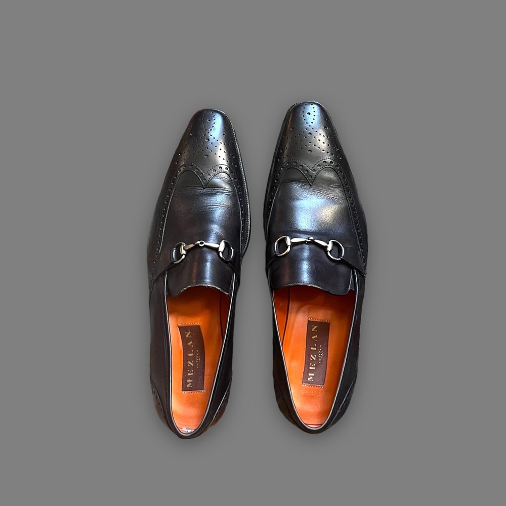 Mezlan Brogue Horse-bit Loafers